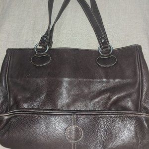Chocolate Brown Roots tote bag